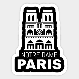 Notre Dame Paris France Sticker